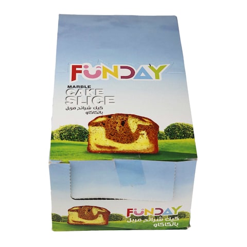 Funday Marble Cake Slice -  12 Pieces