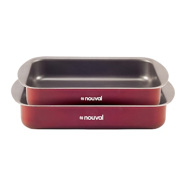 طقم صواني نوفال مستطيلة - قطعتان - 30/35 سم