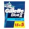 Gillette Blue 2 Plus Disposable Razor For Men - 20 Count