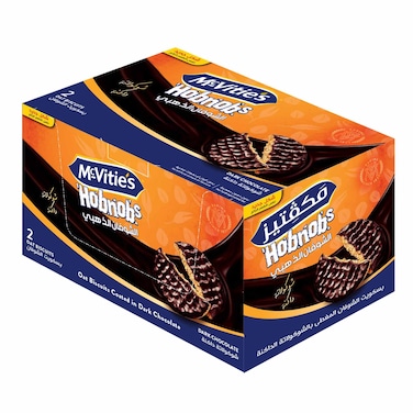 ماكفيتيز بسكويت شوفان الذهبي بالشوكولاتة الداكنة - 28.5 جرام - 12 باكو