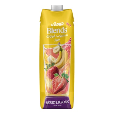 Domty Blends Strawberry Banana - 1 Liter