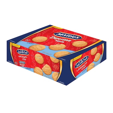 ميني بسكويت مكفيتيز دايجيستف لايت بالقمح، 45 جم - 12 عبوة