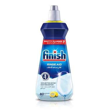 Finish Dishwasher Rinse Aid with Lemon Scent - 400ml