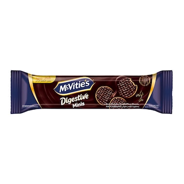 McVitie's Digestive Mini Biscuits With Dark Chocolate - 8 Pieces