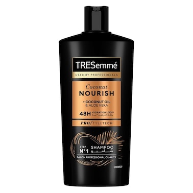 Tresemme Shampoo for Nourish and Replenish with Coconut Milk and Aloe Vera - 600 ml