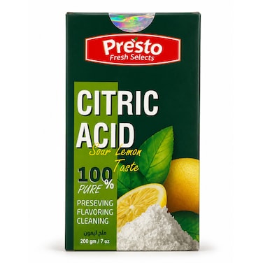 Presto Citric Acid - 200 gram