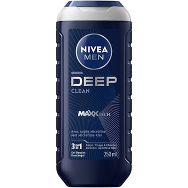 Nivea Men Deep Clean Shower Gel - 250ml