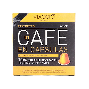 فياجيو اسبريسو كبسولات قهوة - مكثفة - 10 كبسولات
