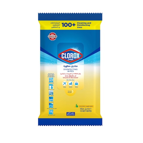 Clorox Disinfecting Wipes Citrus Blend - 10 Wipes
