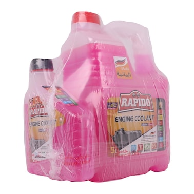 Rapido Radiator Coolant - 6 Liter - Red