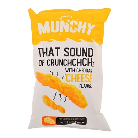 Munchy Crunchy Snacks with Cheese Flavor - 60 Gram