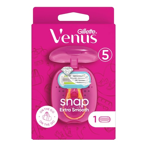 Gillette Venus Extra Smooth Snap Women&#39;s Razor - Pink