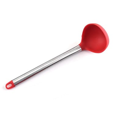A One Silicon Ladle with Stainless Steel Hand
