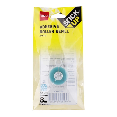 Deli Adhesive Roller - 8m x 6mm