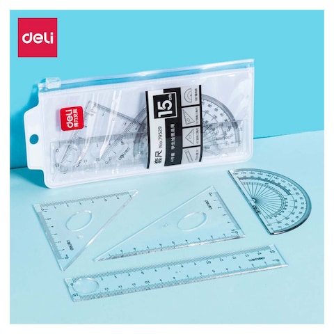 Deli Drafting Set - 4 Pieces