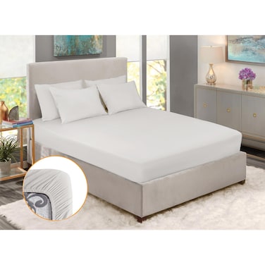 4Bed Fitted Bed Sheet - 120 * 200 Cm - Off white