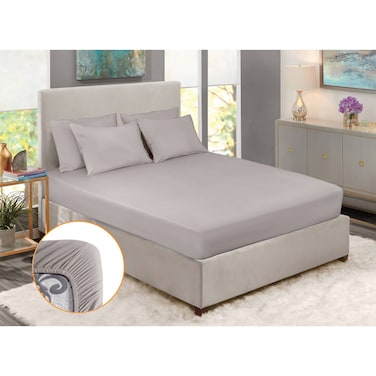 ملاية فوربد بحواف مطاطية - 120 * 200 سم - كافيه