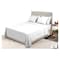 4Bed Fitted Bed Sheet - 160 * 200 Cm - White