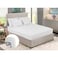 4Bed Fitted Bed Sheet - 160 * 200 Cm - White