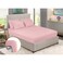 4Bed Bed Sheet Fitted - 160 x 200 cm - Rose Color