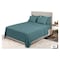 4Bed Fitted Bed Sheet - 160 * 200 Cm - Petrol