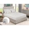 4Bed Fitted Bed Sheet - 180 * 200 Cm - Off white