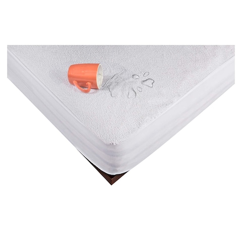 4Bed Mattress Protector - 100 * 200 Cm - White