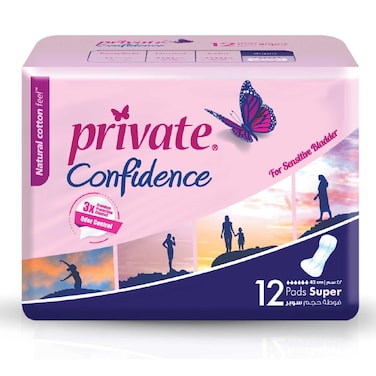 فوط صحية من برايفيت، 12 فوطة