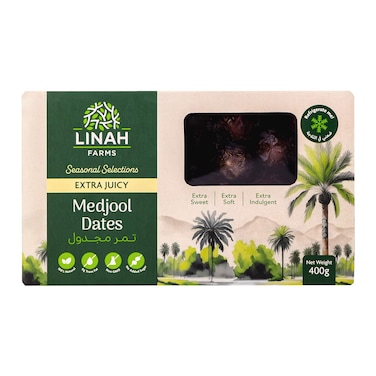 لينا تمر مجدول - فاخر - اكسترا جوسي - 400 جرام