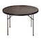 Foldable Round Rattan Table - 110 * 74 Cm - White