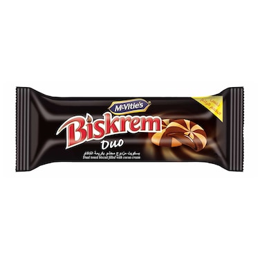 Mcvities Duo Biskrem Filled With Cocoa Cream - 34 gram