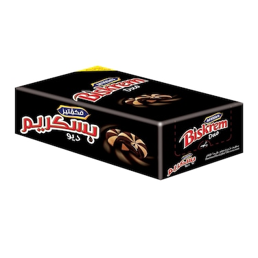Mcvitie&#39;s Biskrem Duo with Cocoa Cream - 34 gram - 12 biscuits