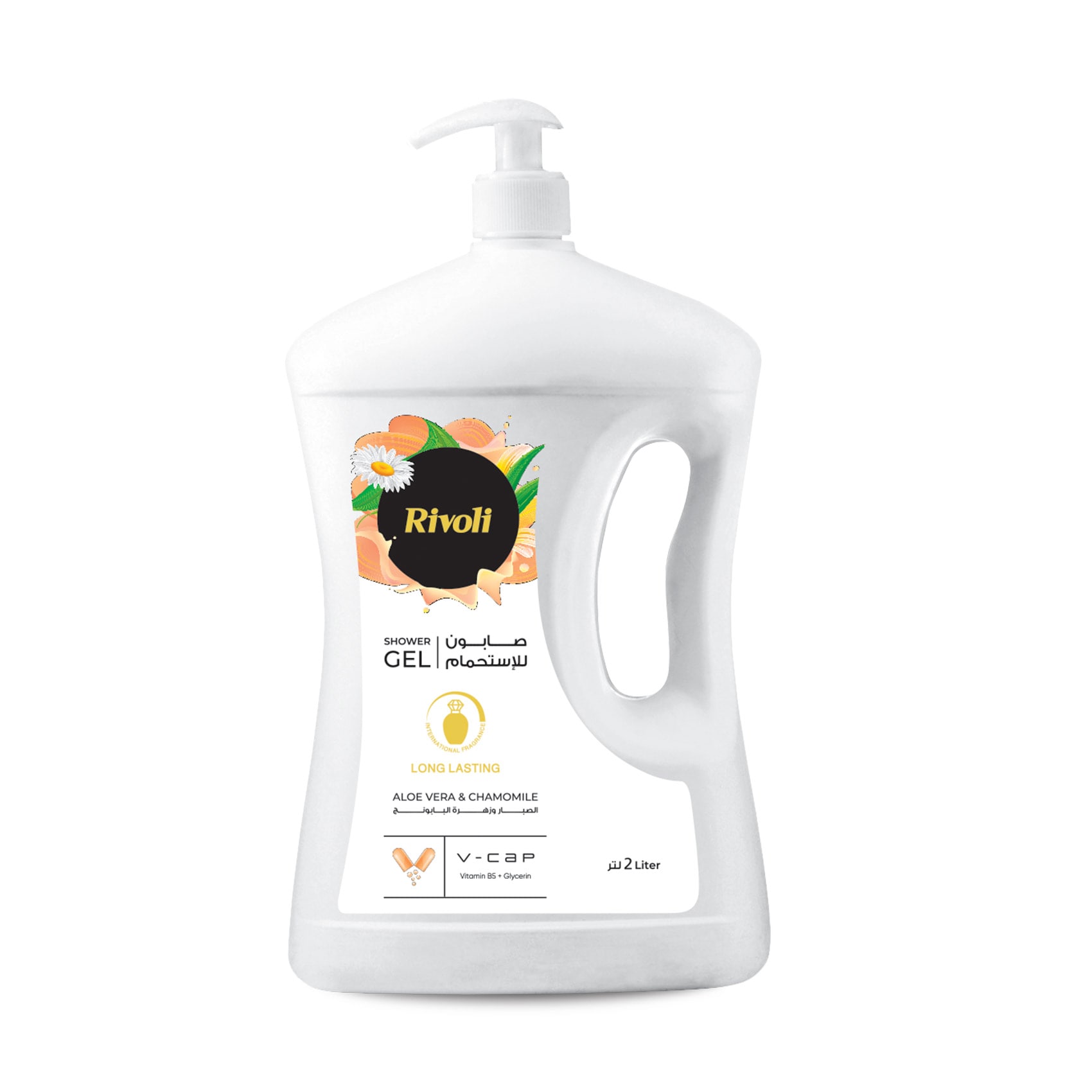 Buy Rivoli Shower Gel White - 2 Liters Online | Carrefour Egypt