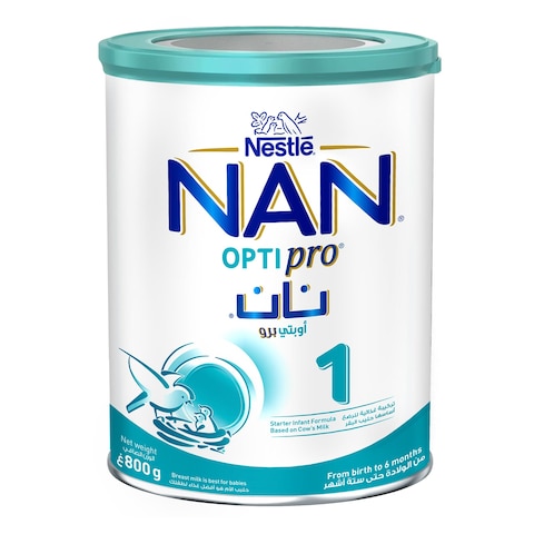 Nan Optipro 1 Infant Formula Powder From birth to 6 months - 800 gram