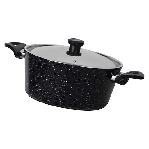Top Chef Granite Pot - 20 Cm - Black