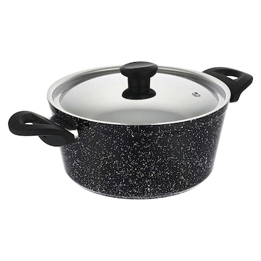 Top Chef Granite Pot - 20 Cm - Black
