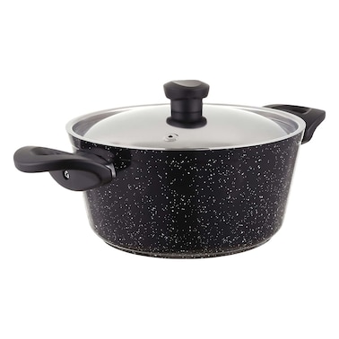 Top Chef Granite Pot - 22 Cm - Black