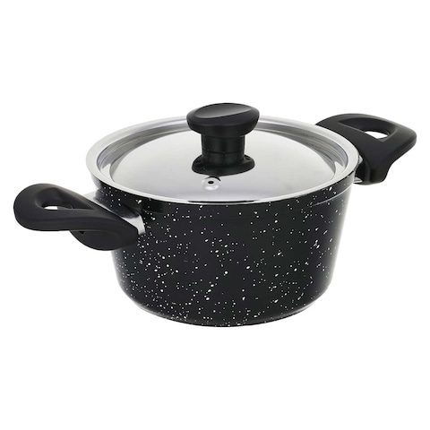 Top Chef Granite Pot - 26 Cm - Black