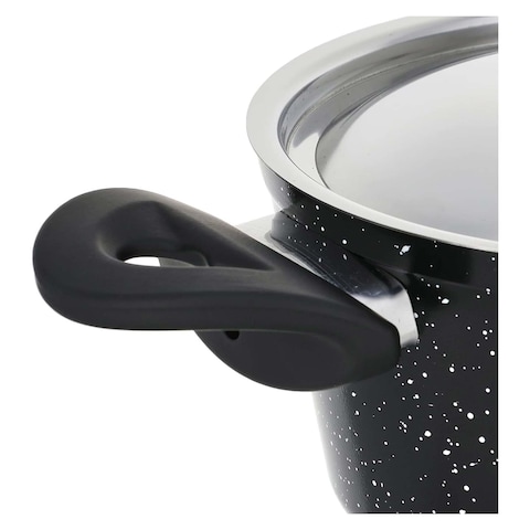 Top Chef Granite Pot - 26 Cm - Black