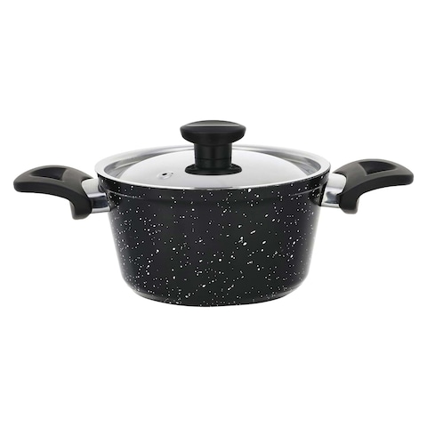 Top Chef Granite Pot - 26 Cm - Black