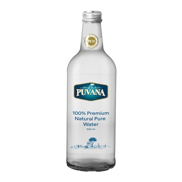 Puvana Glass Water Bottle - 500 ML