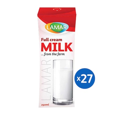 حليب كامل الدسم لمار - 200 مل * 27 قطعة