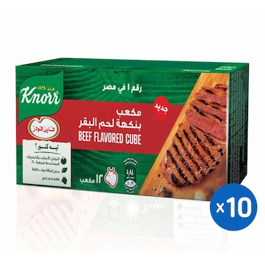 مرقة لحمة كنور 108 جرام - 12 مكعب * 10 قطعة