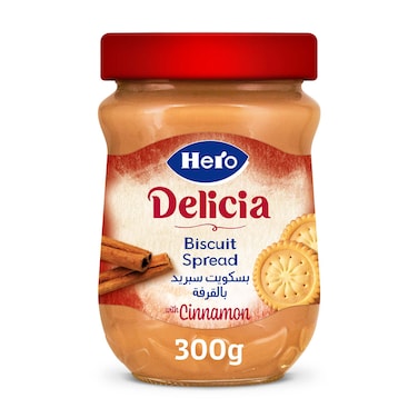 هيرو ديليسيا بسكويت سبريد بالقرفة - 300 جم