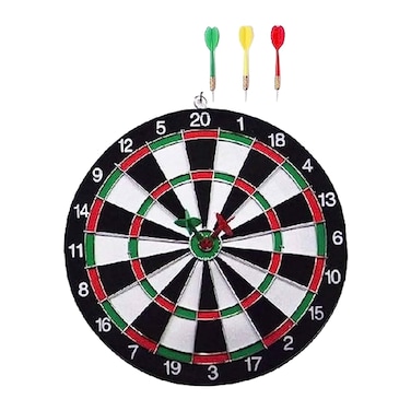 Hard Dartboard Size 17 + Darts