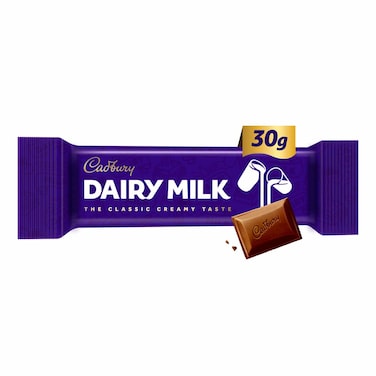 Cadbury Dairy Milk Plain Chocolate - 30 gm