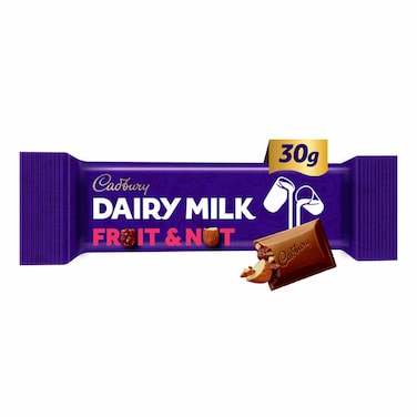 Cadbury Dairy Milk Fruit &amp; Nut Chocolate Bar - 35 gram