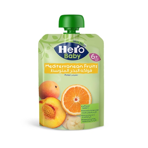 Hero Baby Pouch Mediterranean Fruits - 100 gm