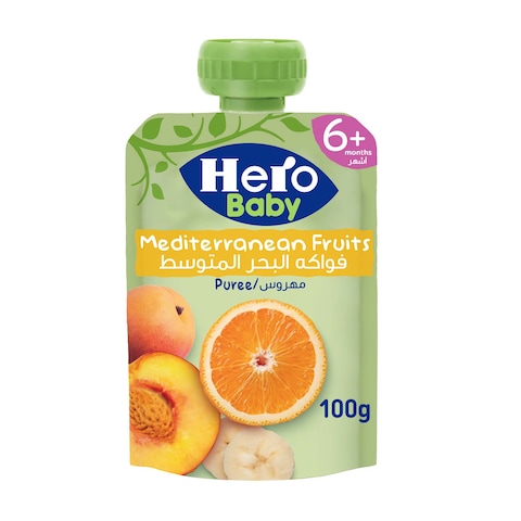 Hero Baby Pouch Mediterranean Fruits - 100 gm