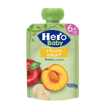 كيس هيرو بيبي 3 فواكه - 100 جم